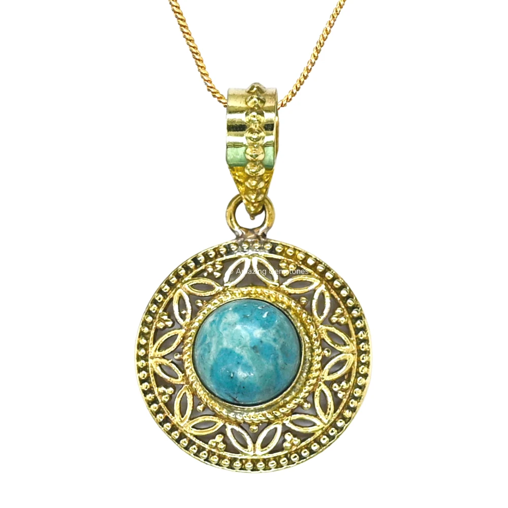 Turquoise Bead Necklace Premium