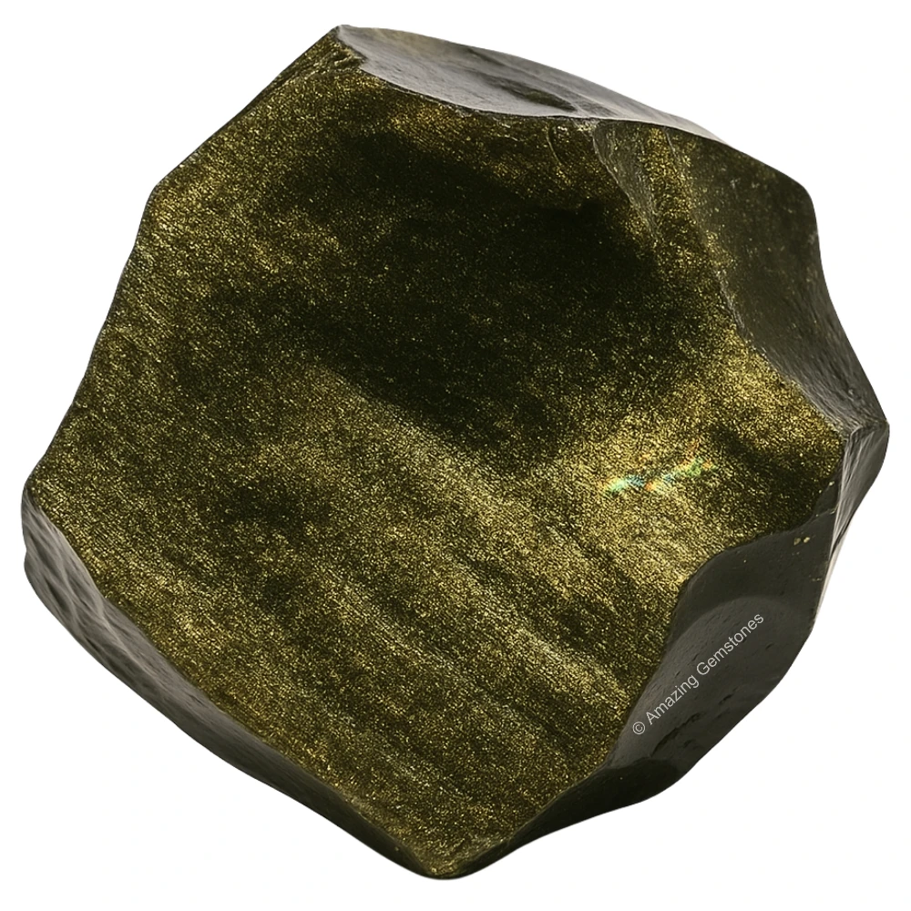 Golden Sheen Obsidian Raw Crystals (1 LB)
