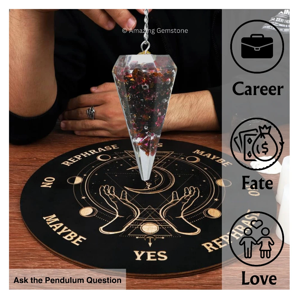 Garnet Orgone Pendulum