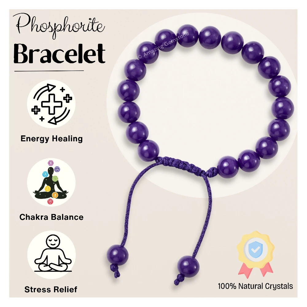 Phosphodorite Bracelet (Adjustable)