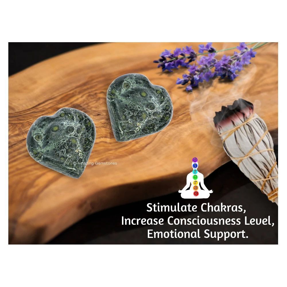 Kambaba Jasper Heart
