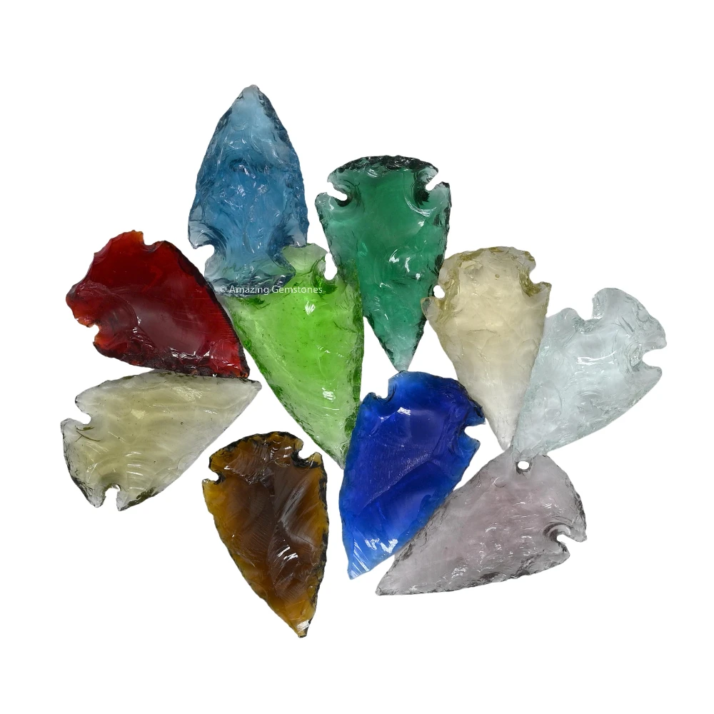 Red Arrowhead - 1" to 1.5" (10 Pieces)