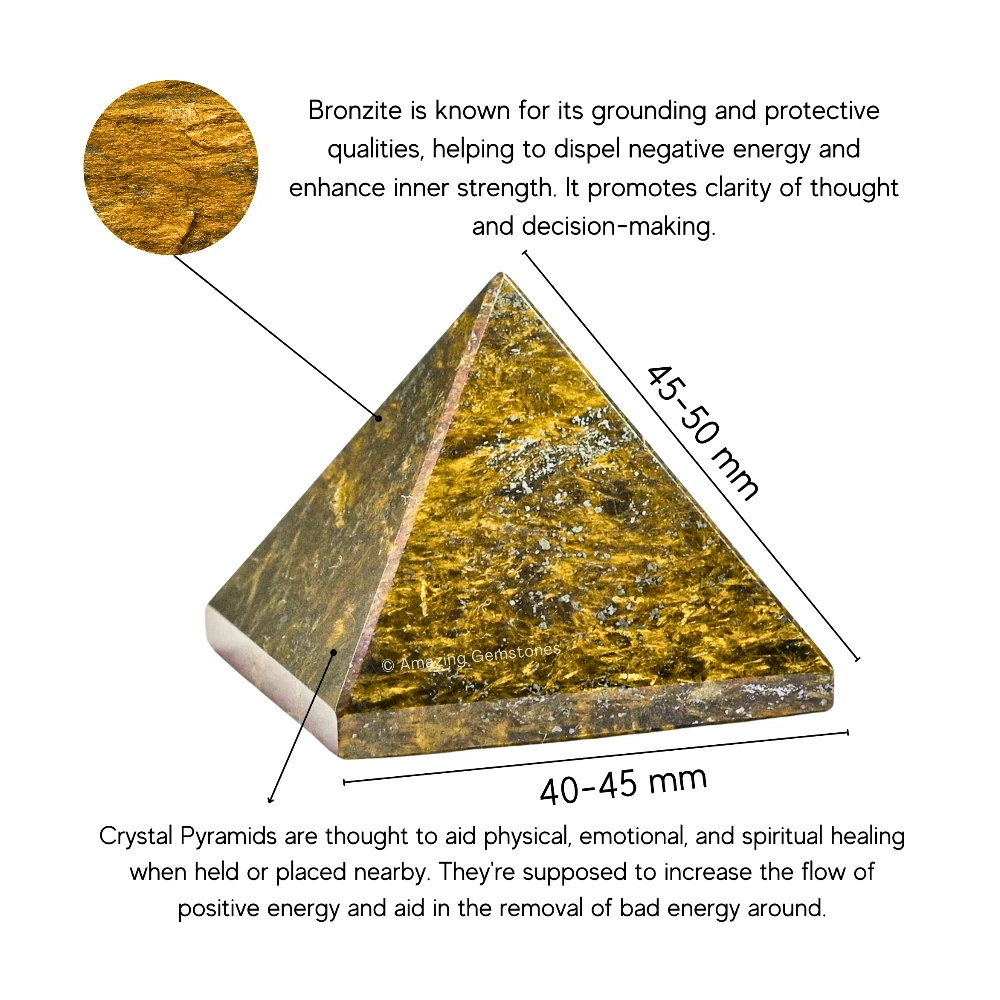 Bronzite Pyramid (2 Inch)