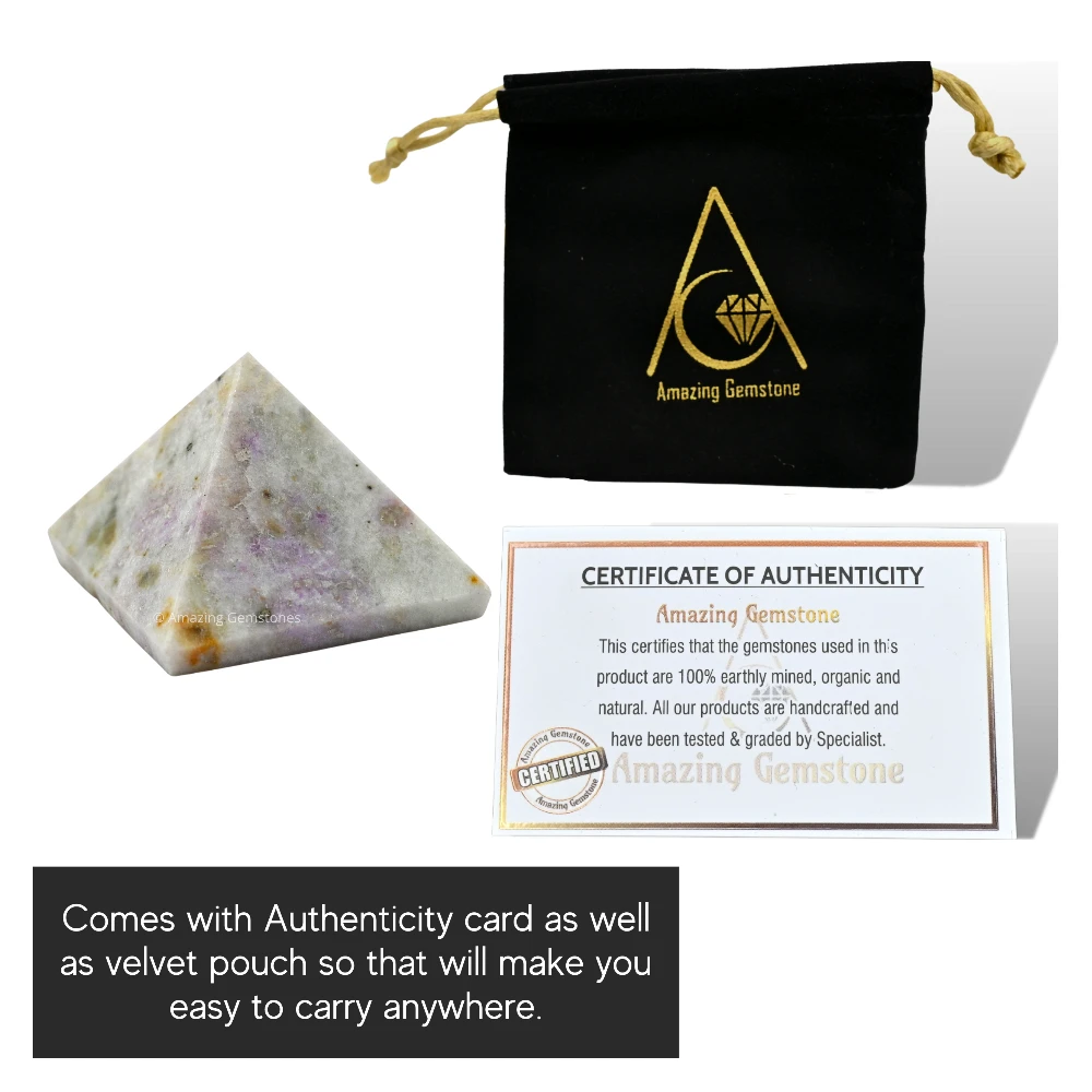 Hackmanite Pyramid (1 Inch)