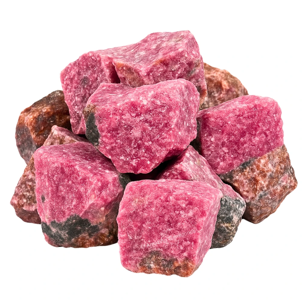 Rhodonite Raw Crystals (1 LB)