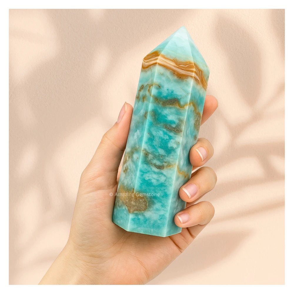 Caribbean Calcite Tower (5.5" to 6" inch)