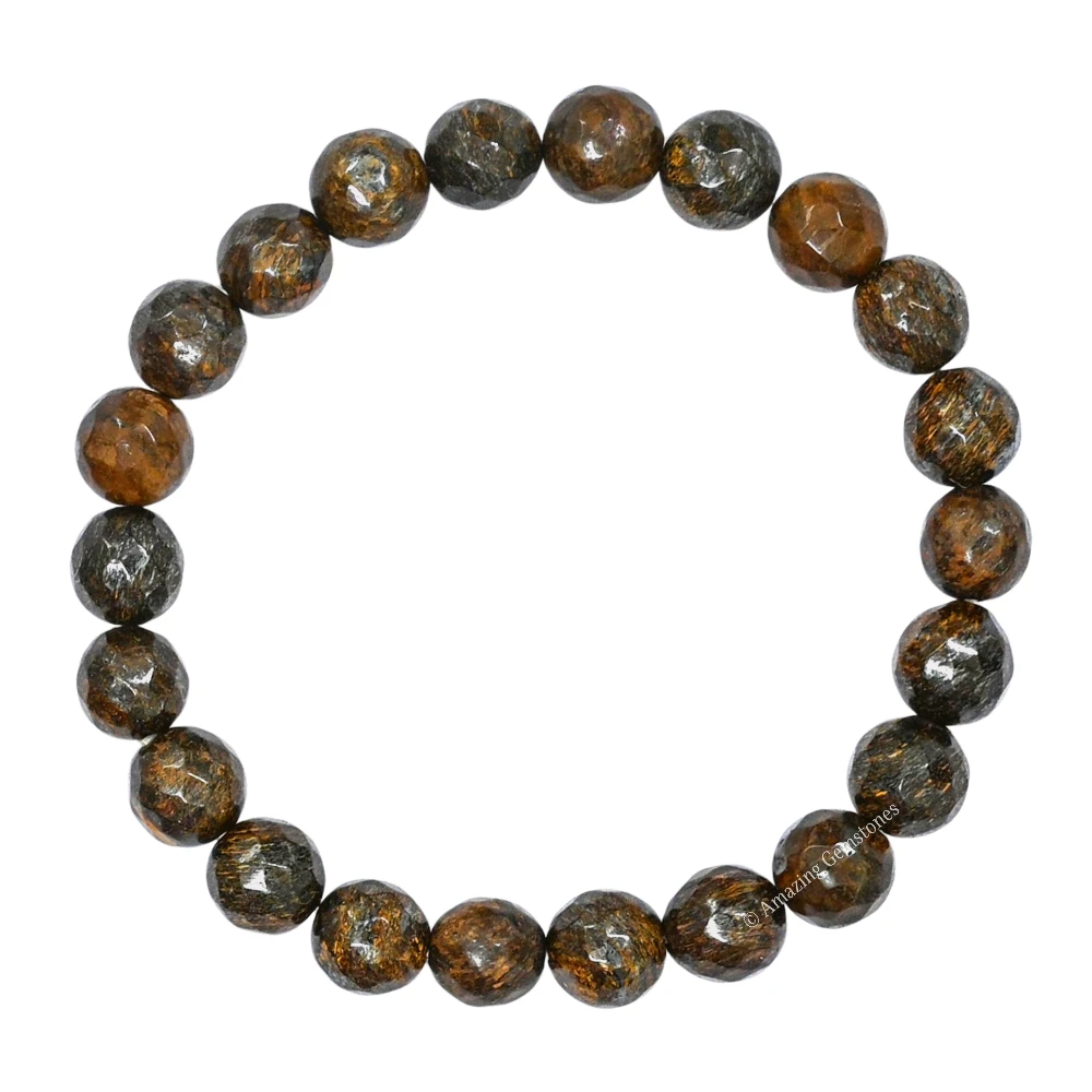 Bronzite Bracelet (Faceted) (Stretchable)