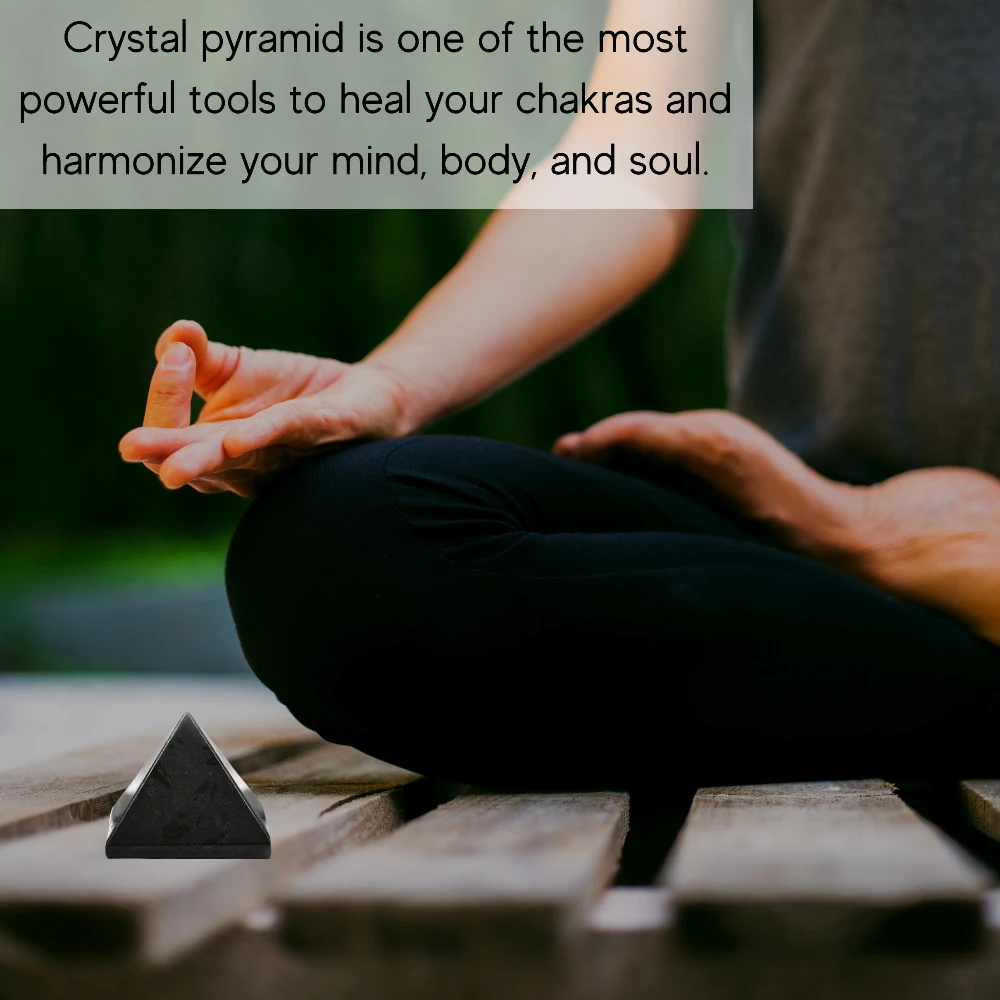 Black Tourmaline Pyramid (1 Inch)