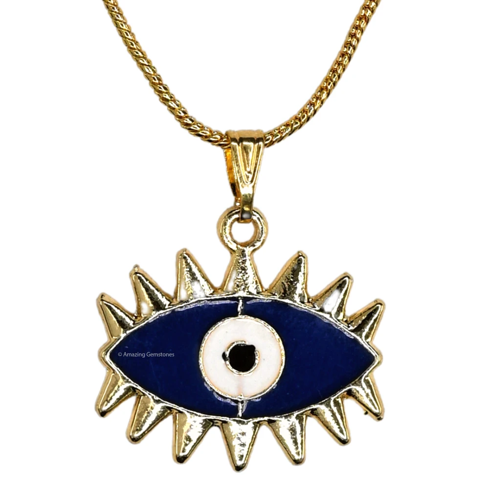 Blue Evil Eye Pendant - Exclusive