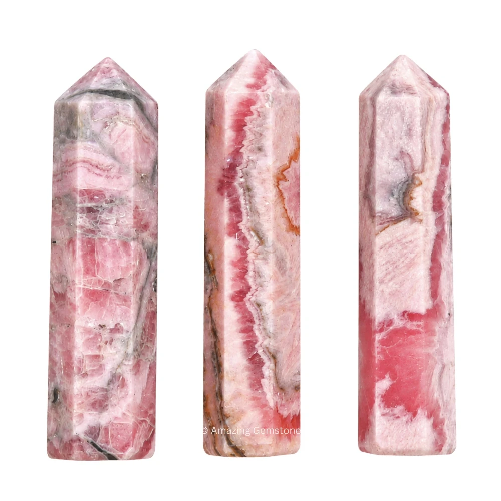 Rhodochrosite Pencil Points (Set of 50)