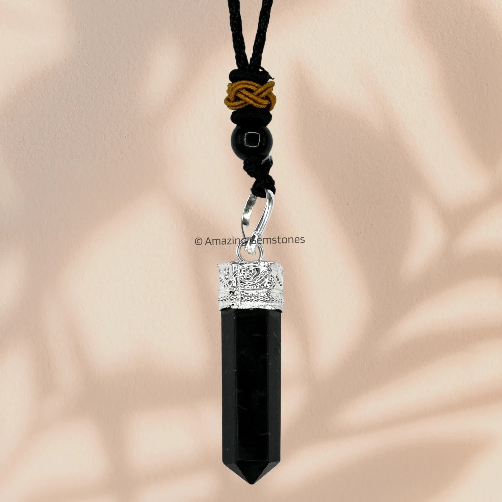 Shungite Necklace - Cap Pencil