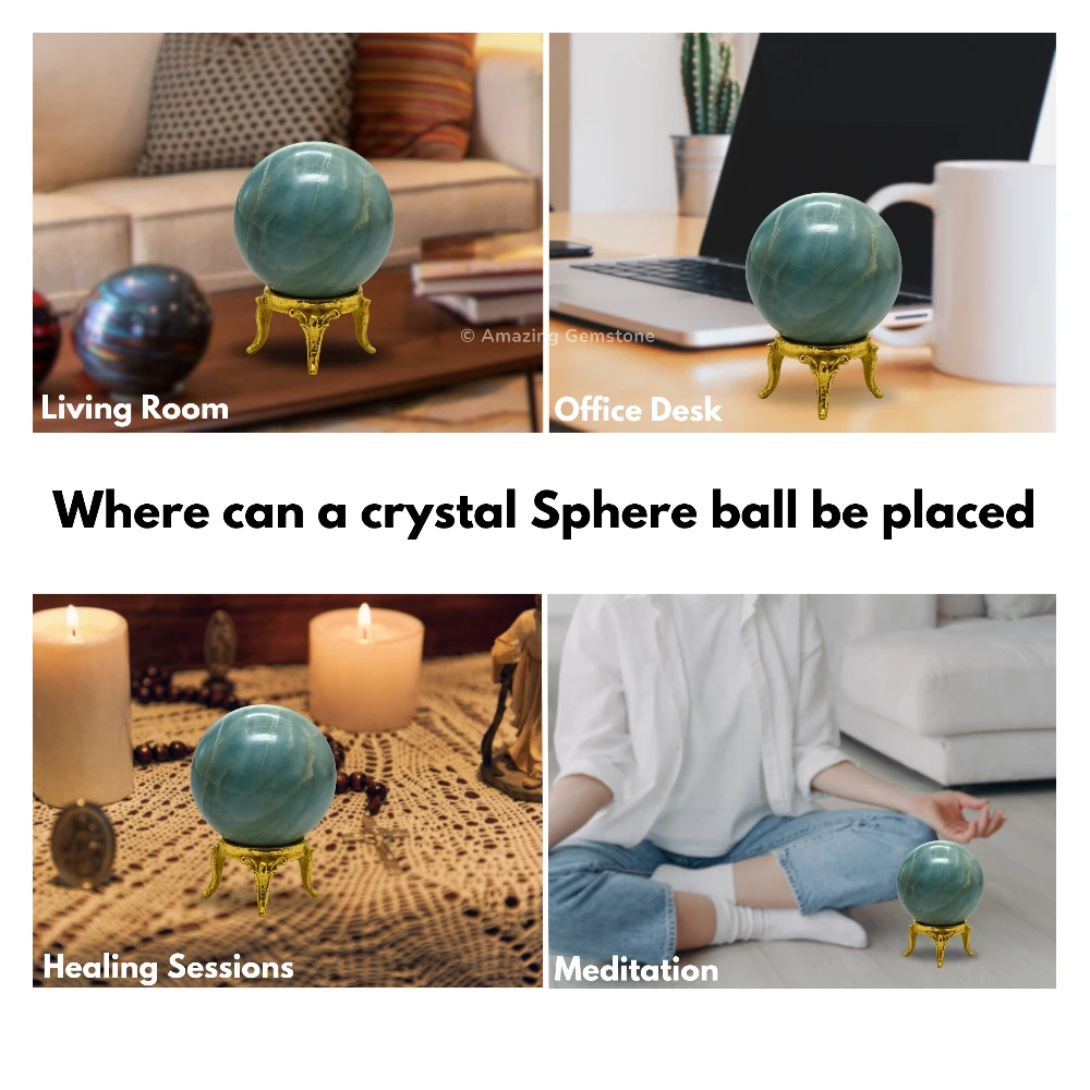 Aquamarine Sphere (2 Inch)