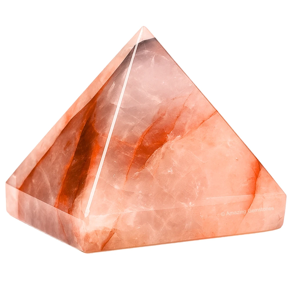 Red Hematoid Quartz Pyramid (2 Inch)