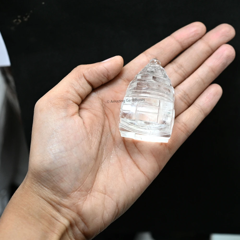 Clear Quartz Shree Yantra (75-100 Gram)
