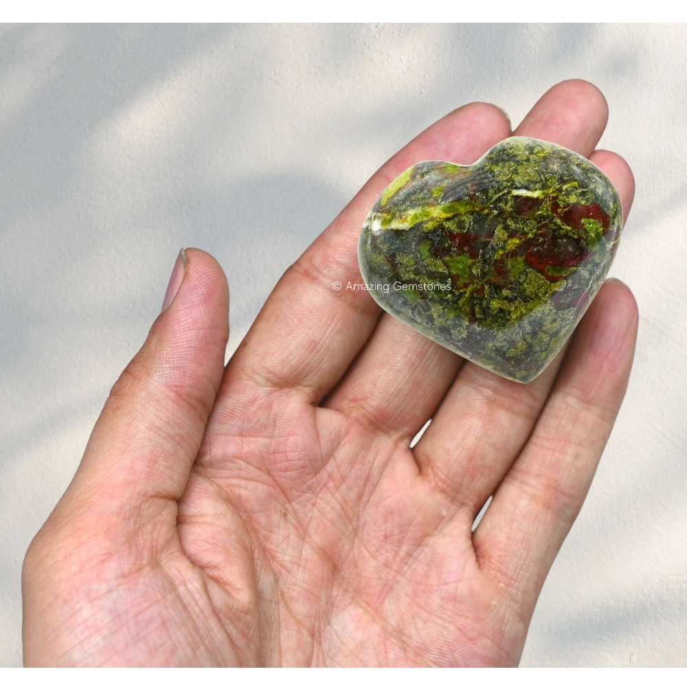 Dragon Bloodstone Heart