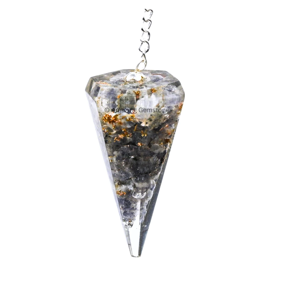 Blue Aventurine Orgone Pendulum