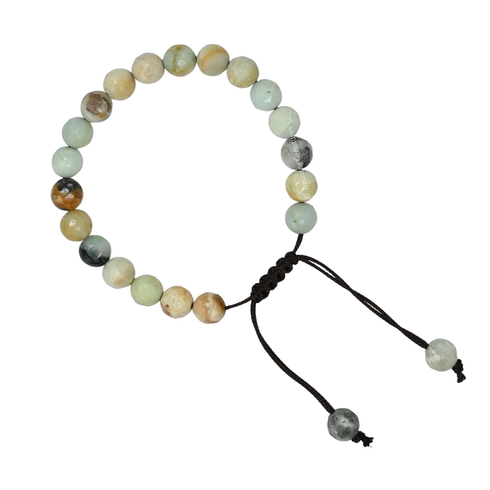 Mexican Amazonite Bracelet (Faceted-Adjustable)