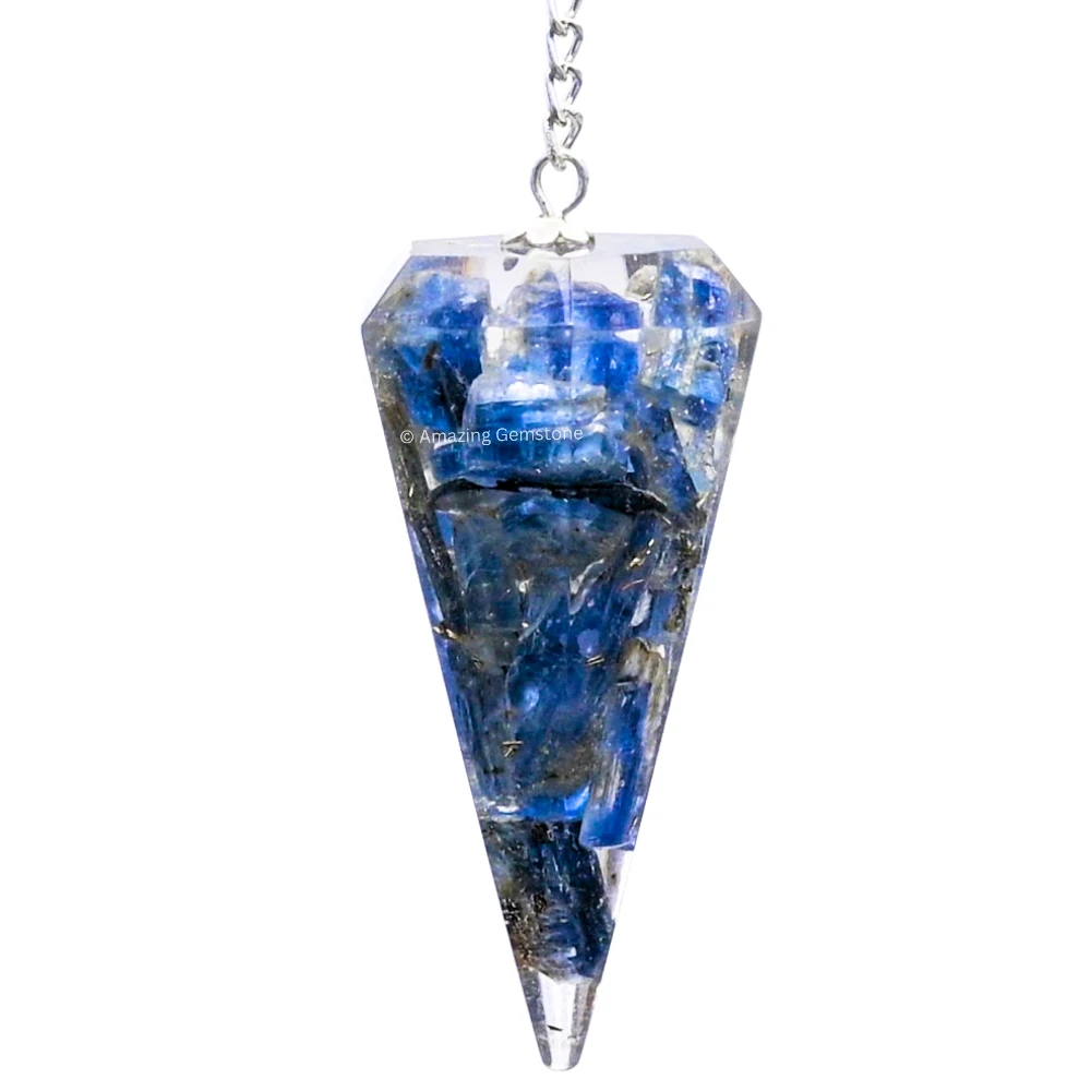 Kyanite Orgone Pendulum