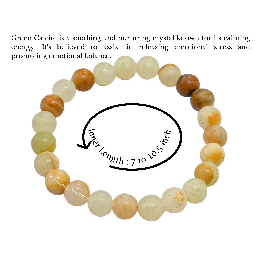 Green Calcite Bracelet (Strechable)