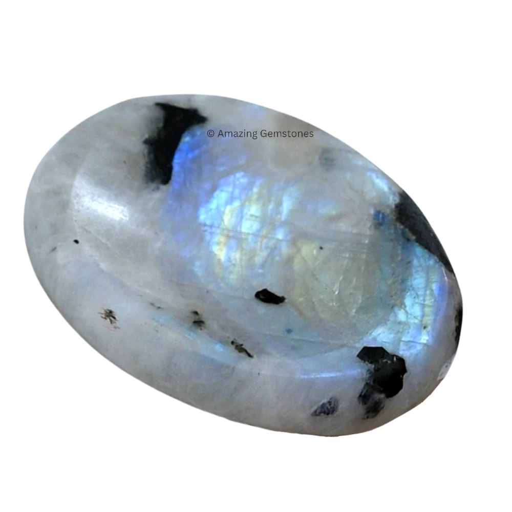 Rainbow Moonstone Worry Stone