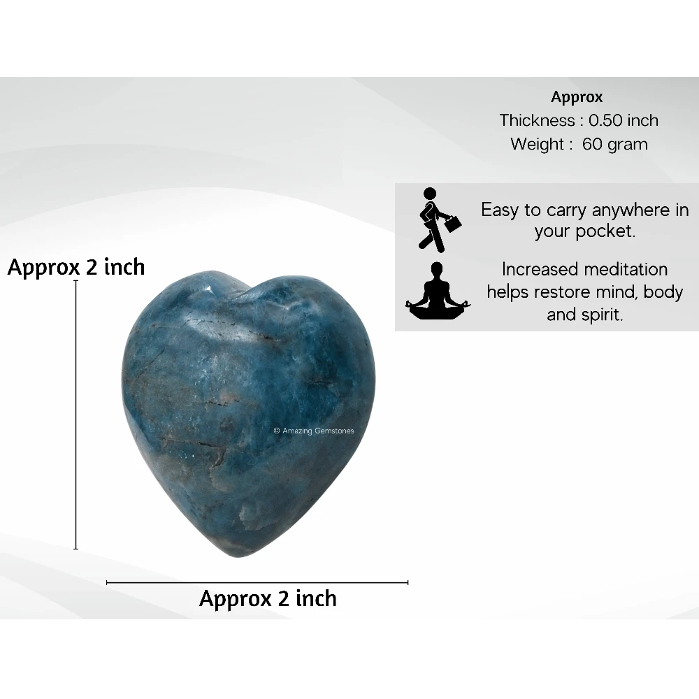 Green Apatite Heart