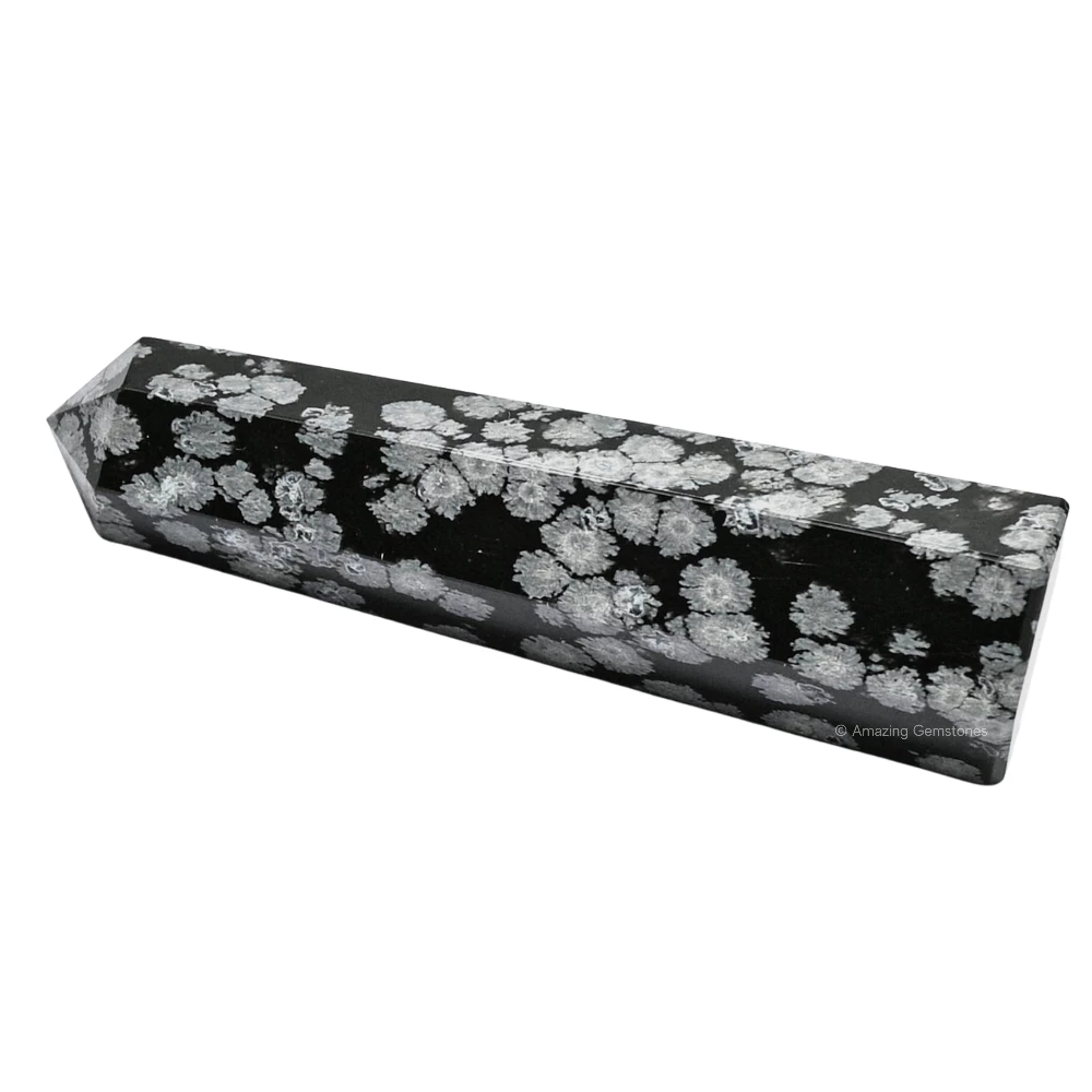 Snowflake Obsidian Tower (3-4 INCH)