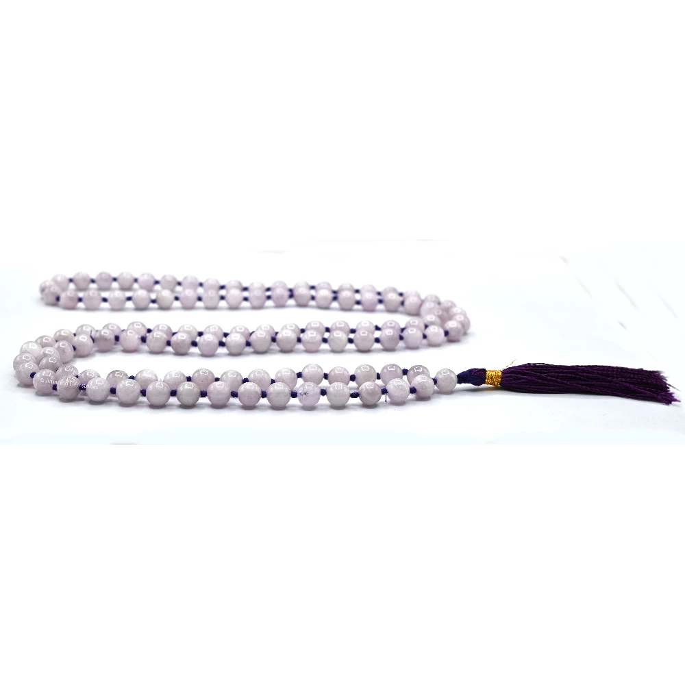 Kunzite Mala (Hand Knotted)