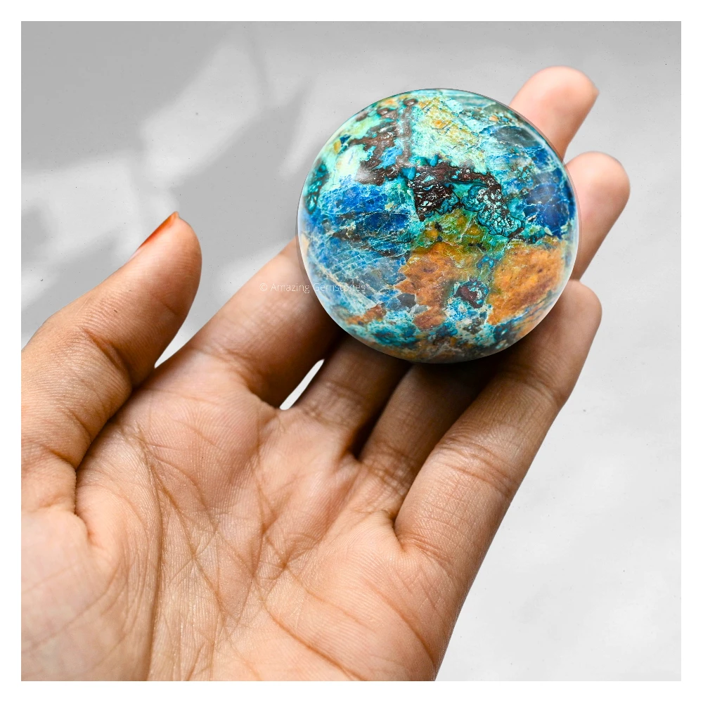 Chrysocolla Sphere (1.5 Inch)