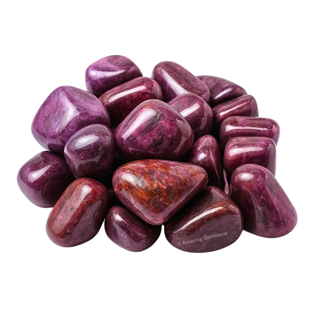 Tumbled Ruby Crystals Stones (1000+ Carats)