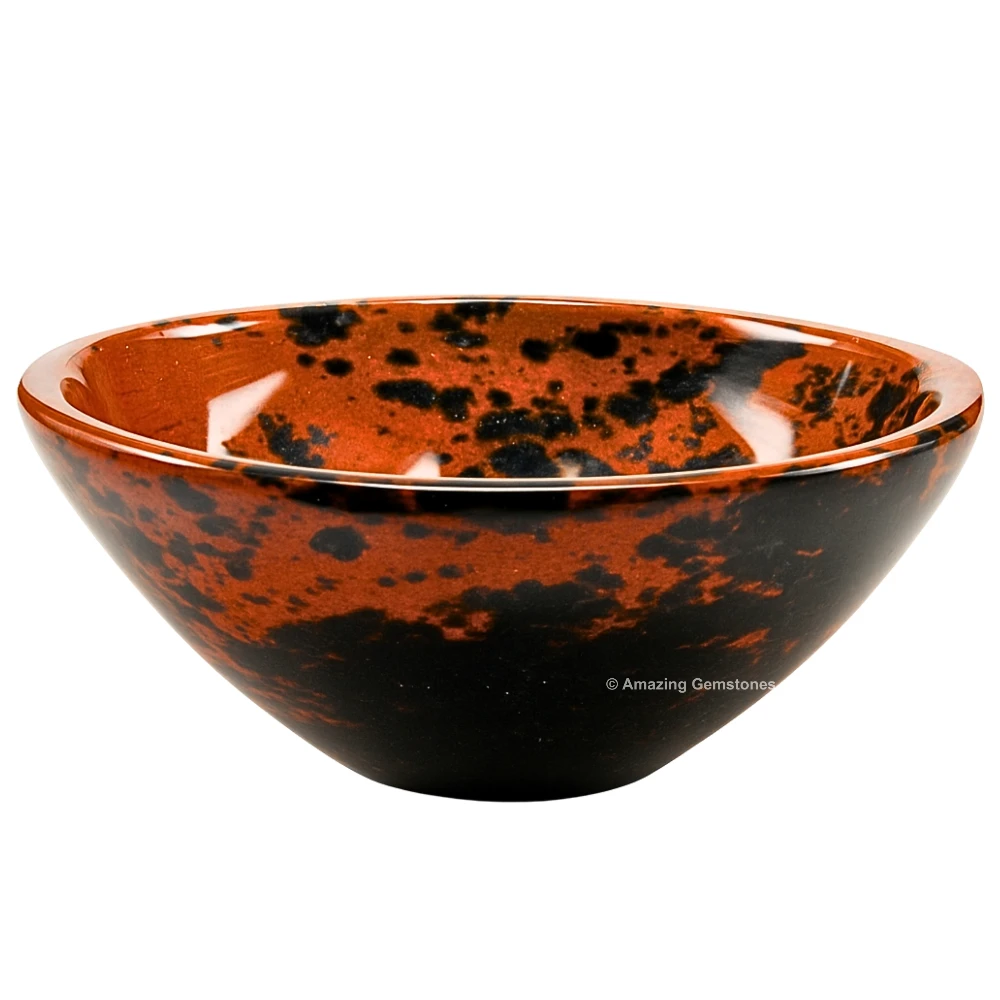 Mahogany Obsidian Crystal Bowl - 2 Inch