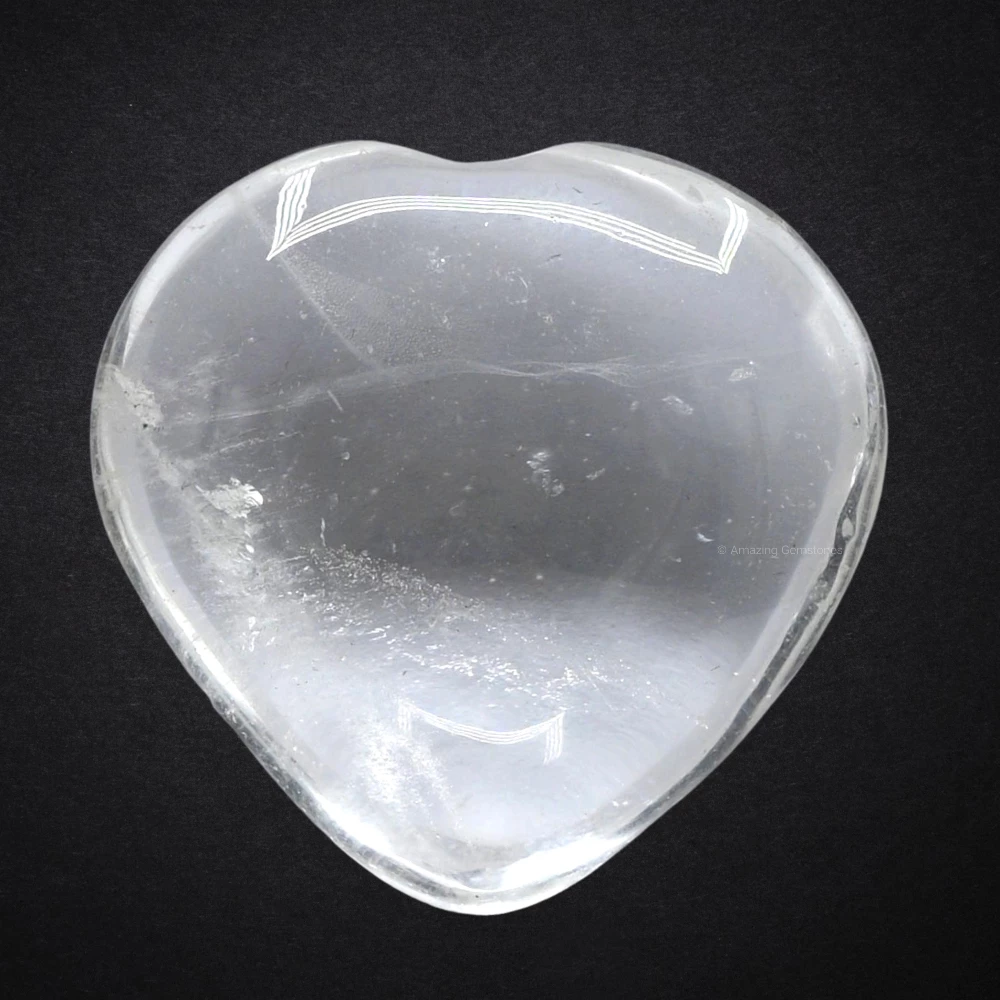 Clear Quartz Heart