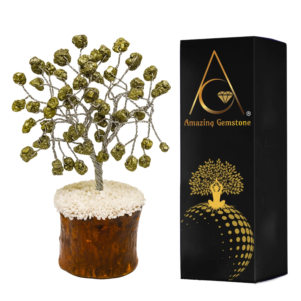 Pyrite Tree - Raw (Silver)(50 Beads)
