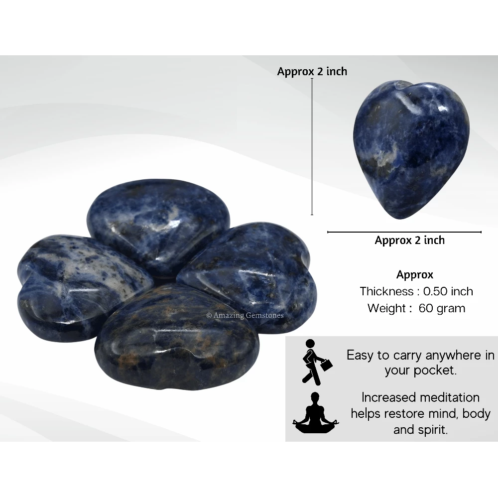 Sodalite Heart