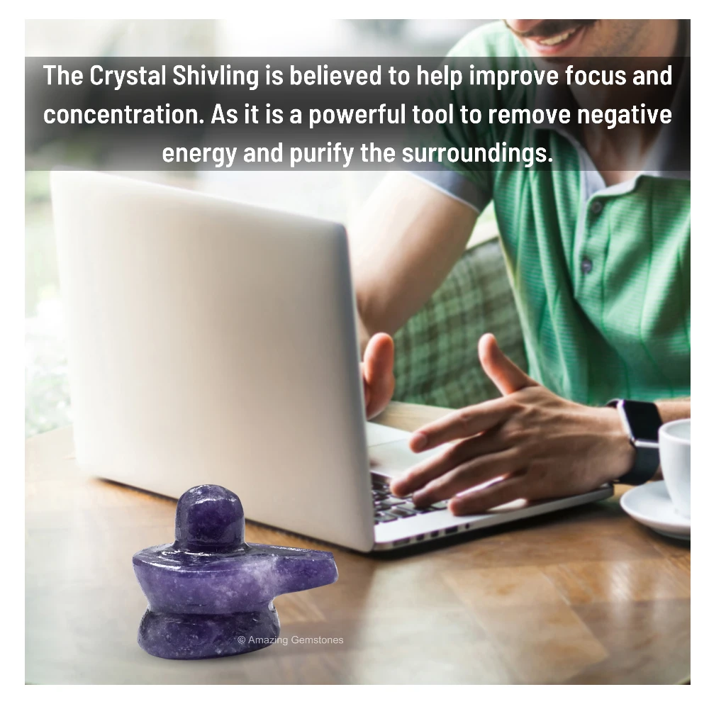 Lepidolite Shivling