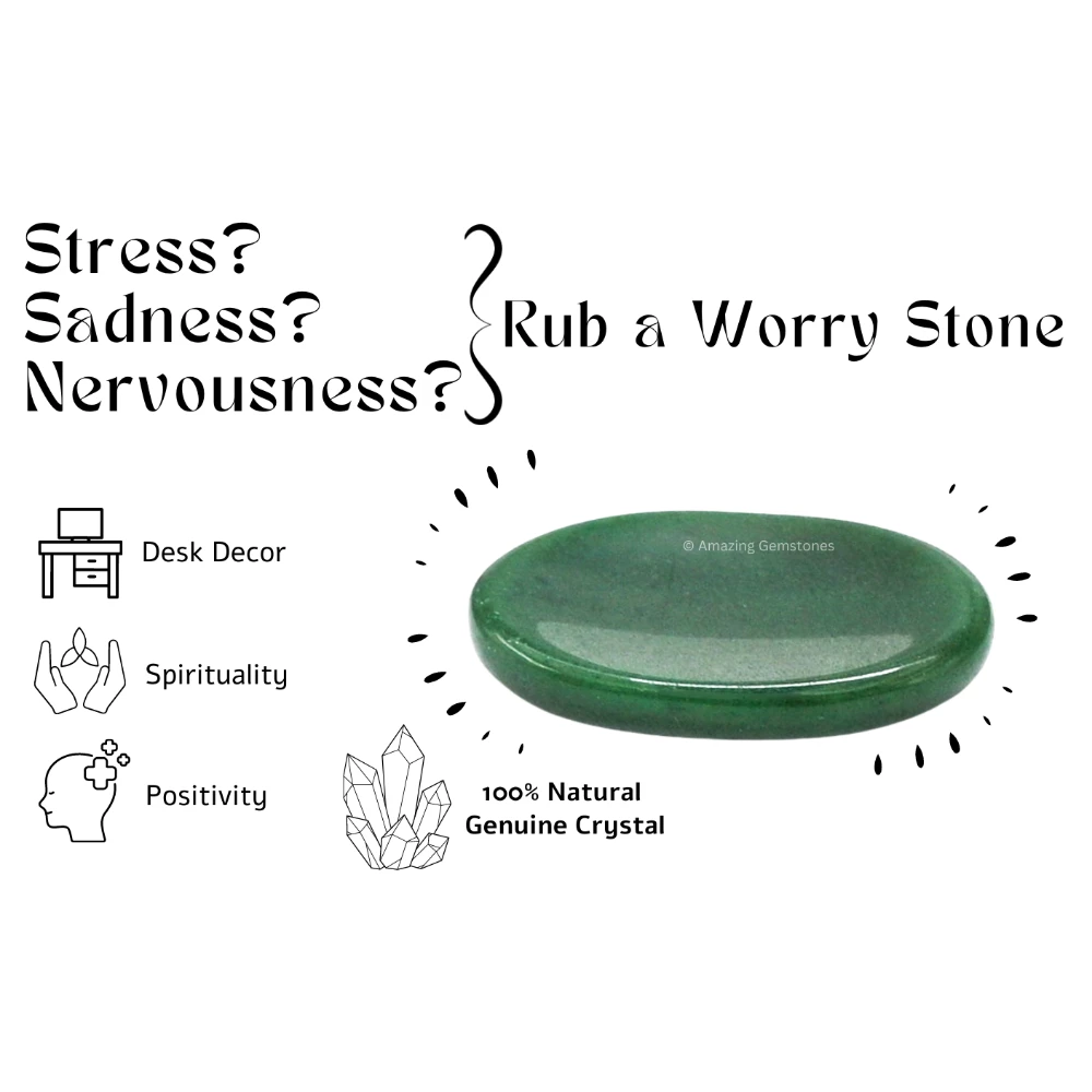 Green Aventurine Worry Stone