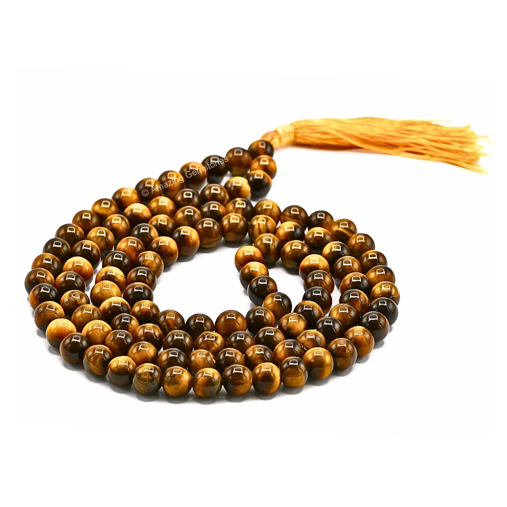 Tiger Eye Mala (Without Knot)
