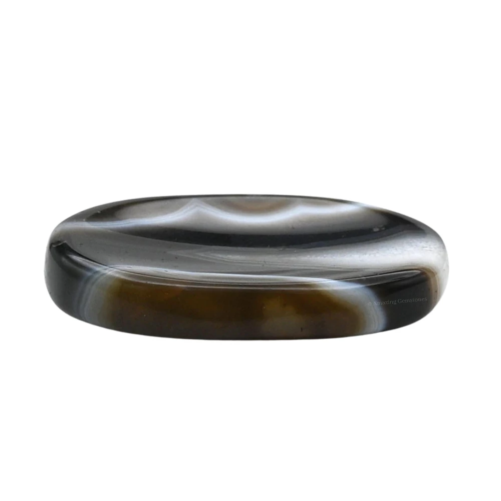 Black Onyx Worry Stone