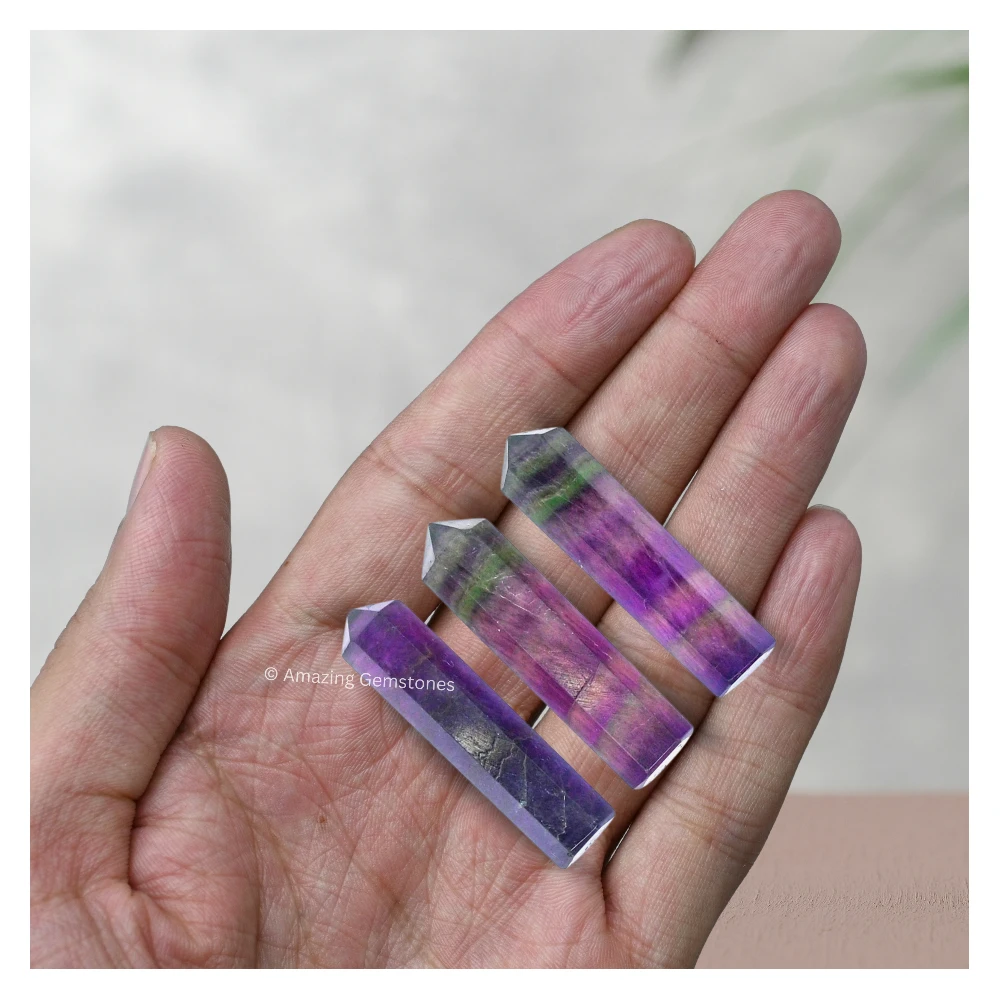 Multi Fluorite Pencil Points (Set of 10)