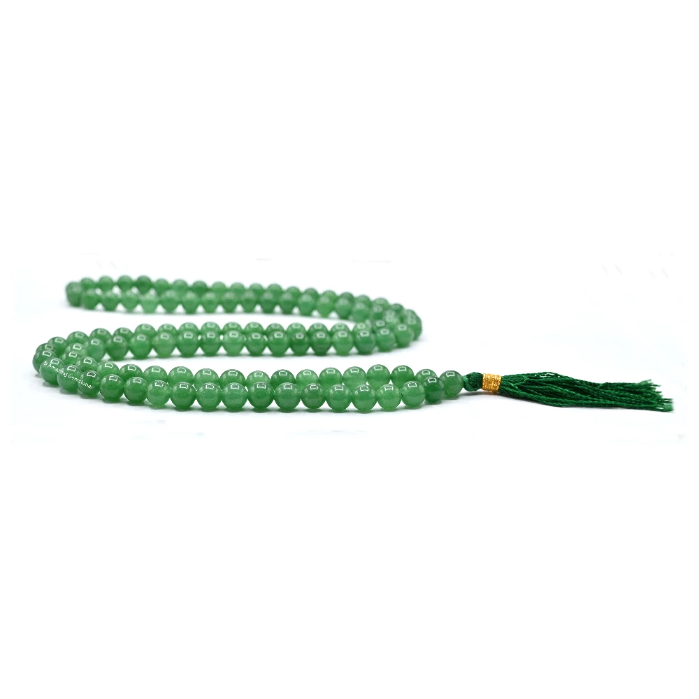 Green Aventurine Mala (Without Knot)