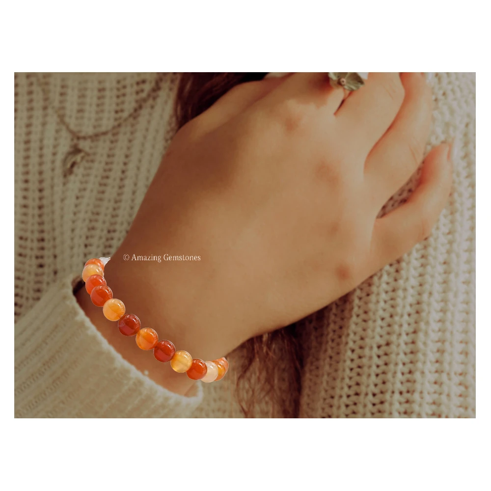 Carnelian Bracelet (Strechable)