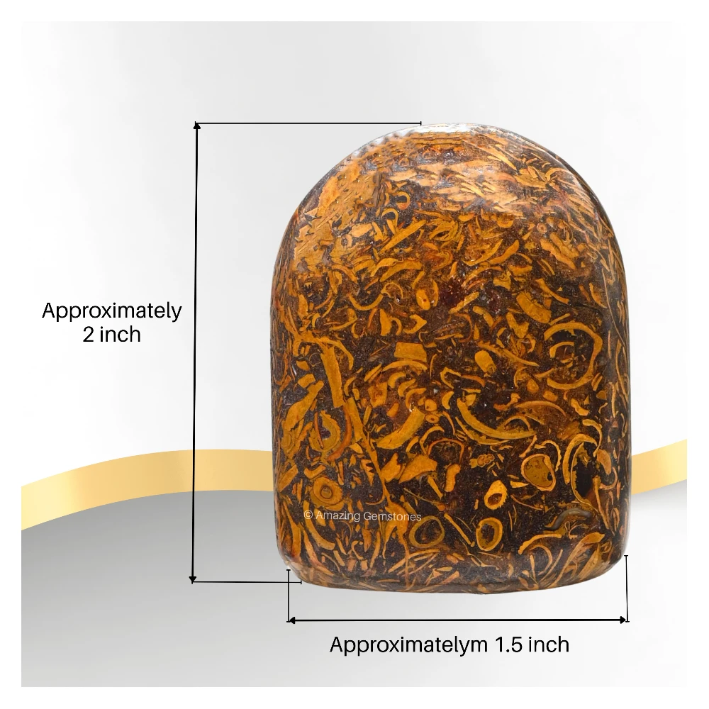 Mariyam Jasper Standing Palm Stone (Regular)