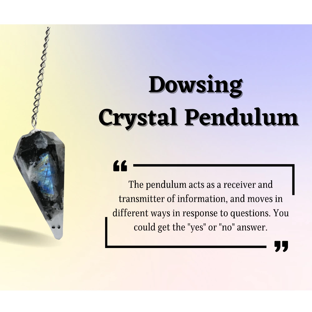 Rainbow Moonstone Pendulum