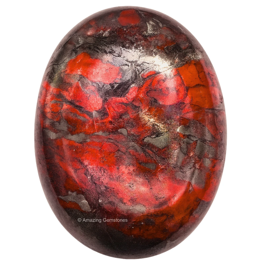 Red Jasper Hematite Palm Stone