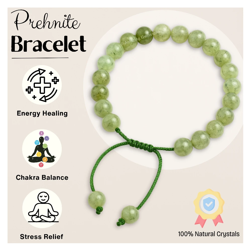 Prehnite Bracelet (Adjustable)