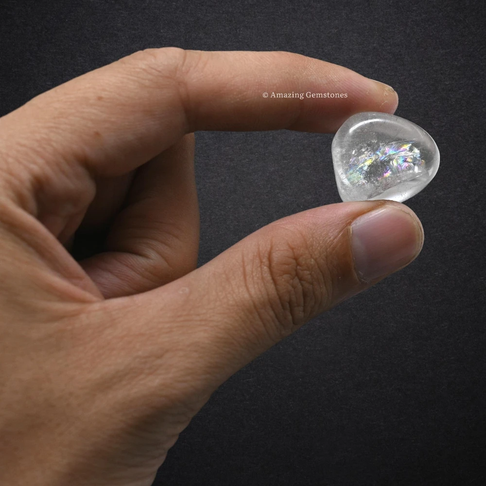 Tumbled Rock Crystal Quartz Stones (1000+ Carats)