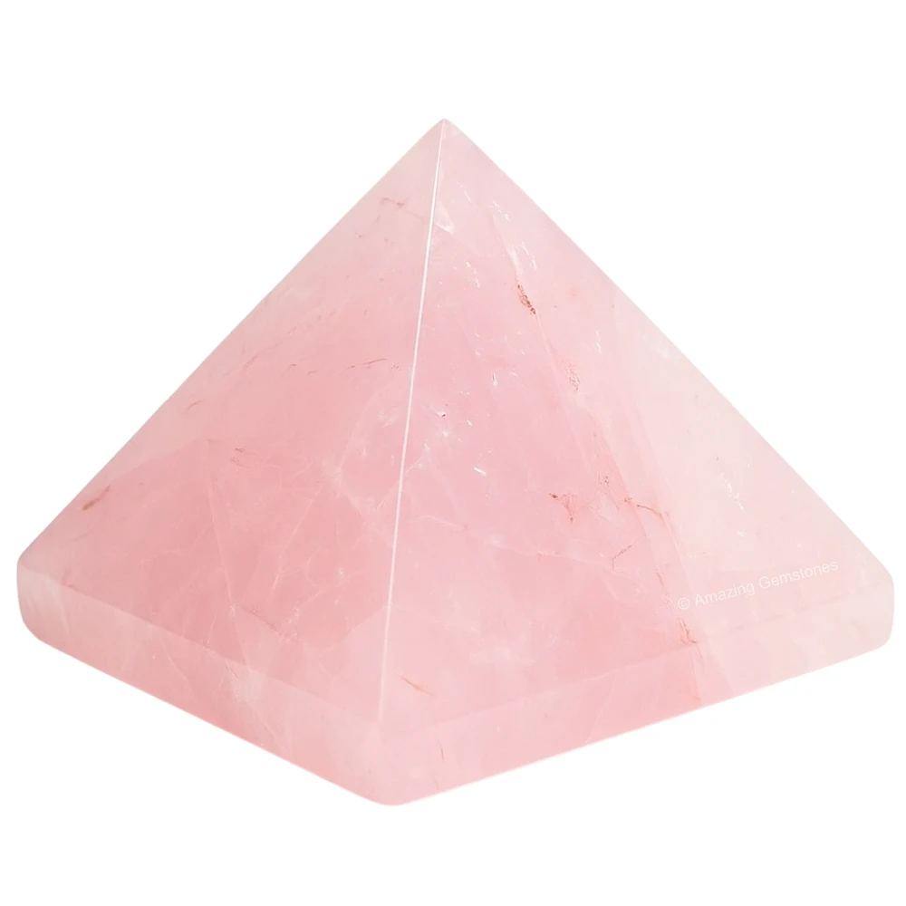 Rose Quartz Pyramid (1 Inch)