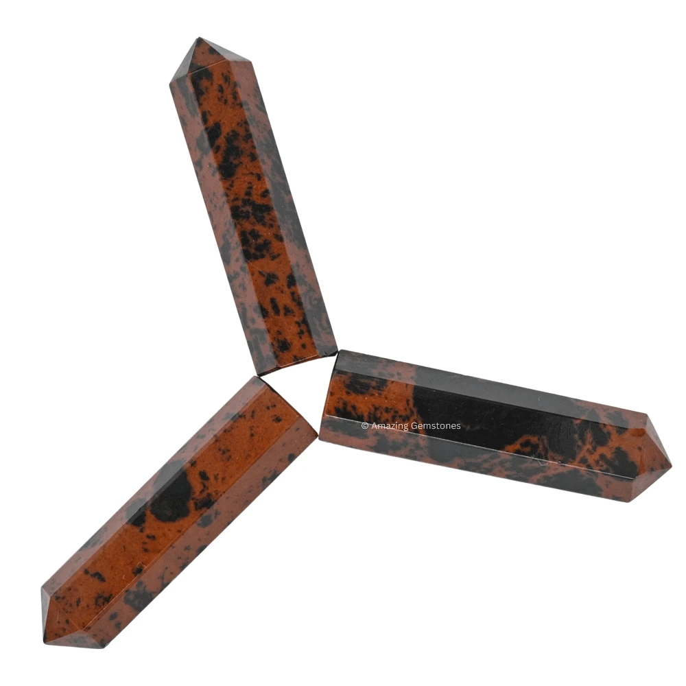 Mahogany Obsidian Pencil Points (Set of 3)