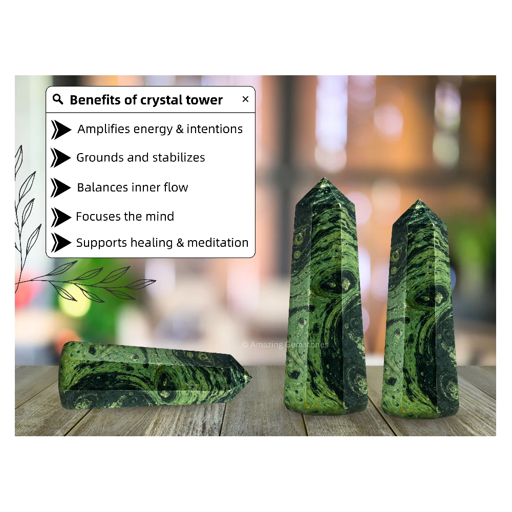 Kambaba Jasper Tower (3" to 4" INCH)