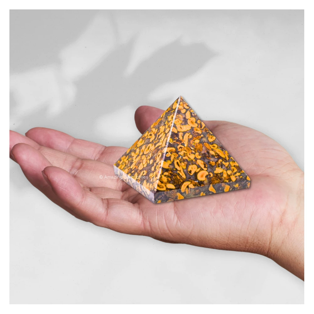 Fruit Jasper Pyramid (1.5 Inch)