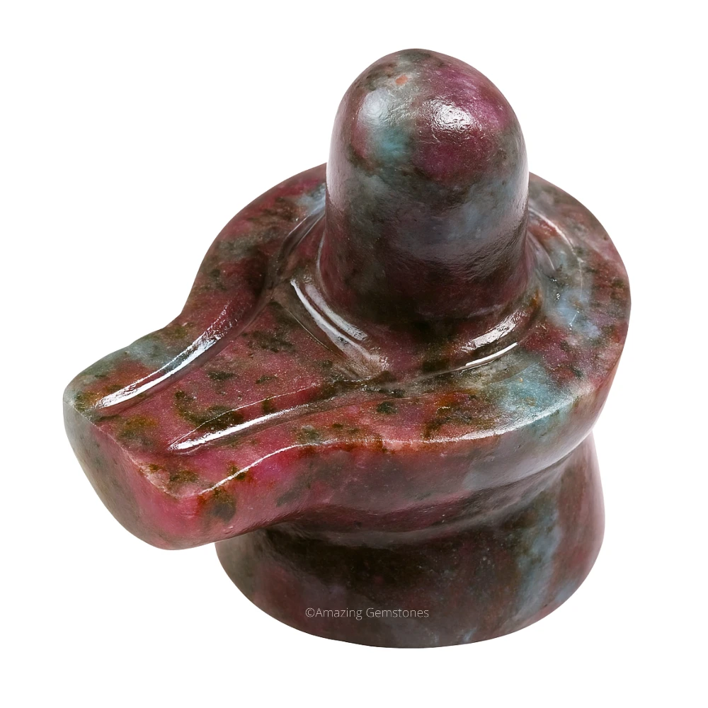 Ruby Kyanite Shivling
